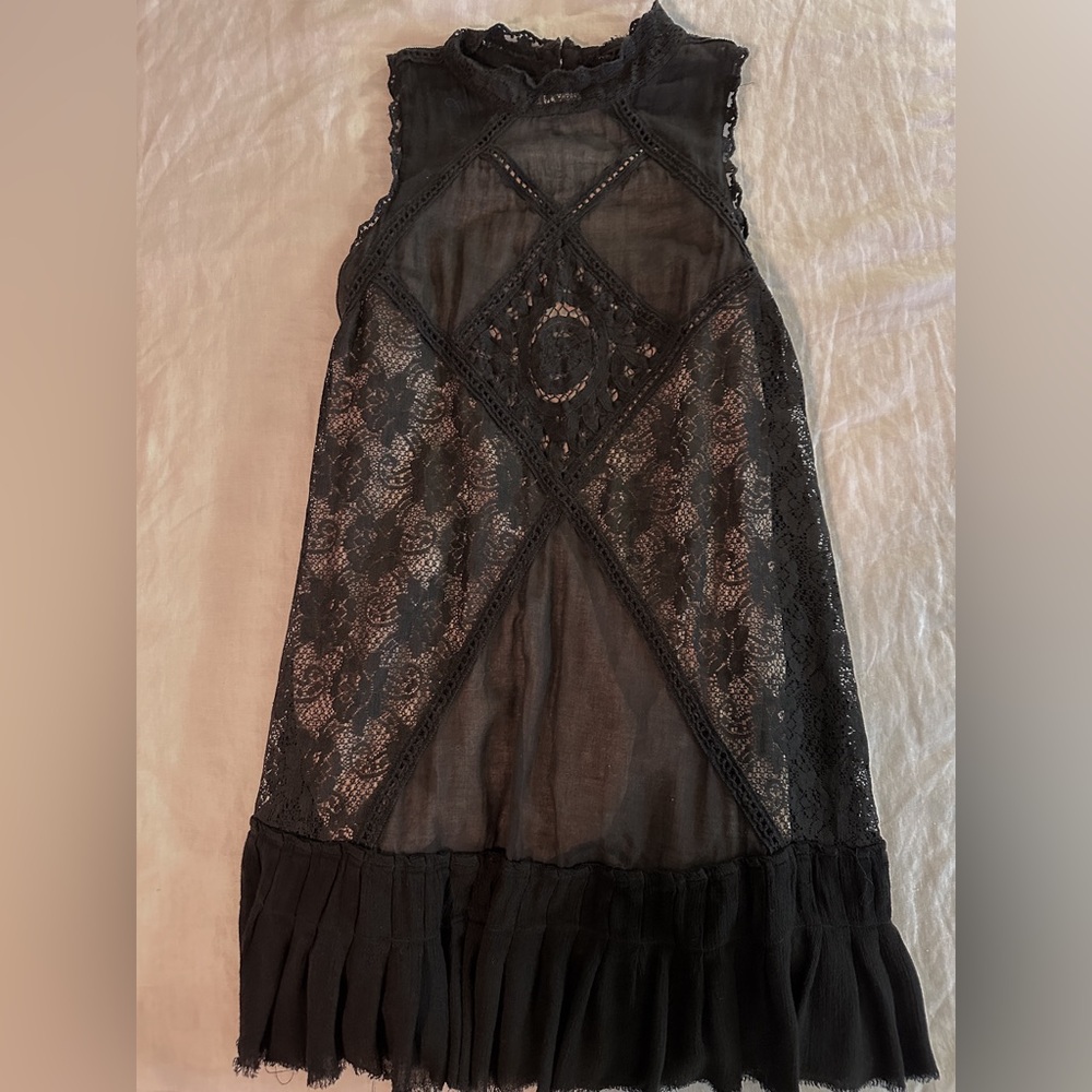Free People High-Neck Mini Dress